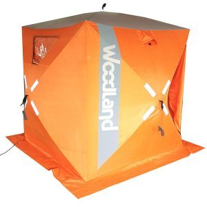 Палатка зимняя Woodland Ice Fish 4 оранжевая, 1.8х1.8х2.1м