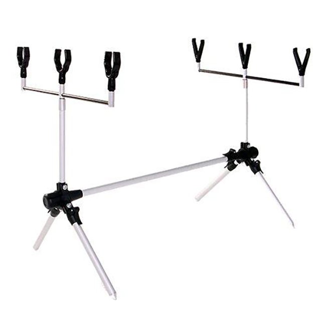 Подставка для удочек алюминиевая Salmo Rod-Pod Al 3U+3Y облегченная