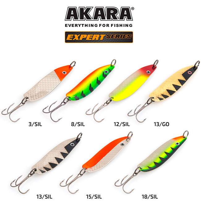 Блесна Akara Expert Циклоп, цвет: 12/SIL, 10гр