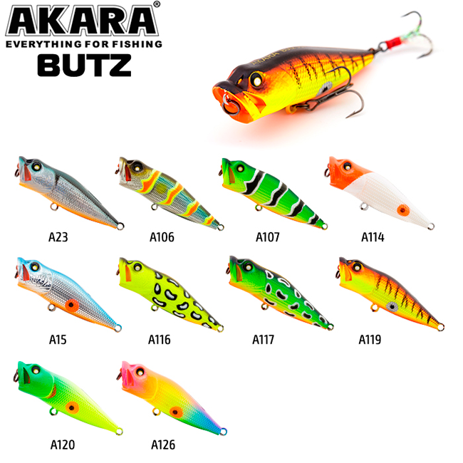Воблер Akara Butz 55F, A114