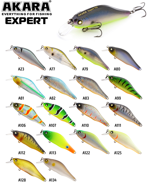 Воблер Akara Expert 70F, A23