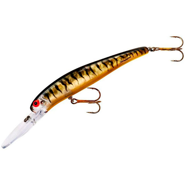 Воблер Bomber Deep Long-A 89F Gold Prism/Black Back/Orange Belly, цвет GPTBRO