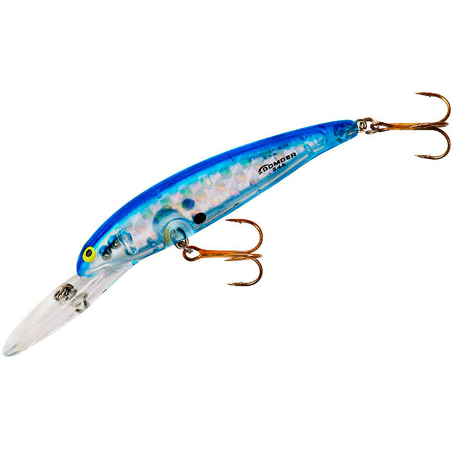 Воблер Bomber Deep Long-A Silver Prism/Blue Back, цвет PTL