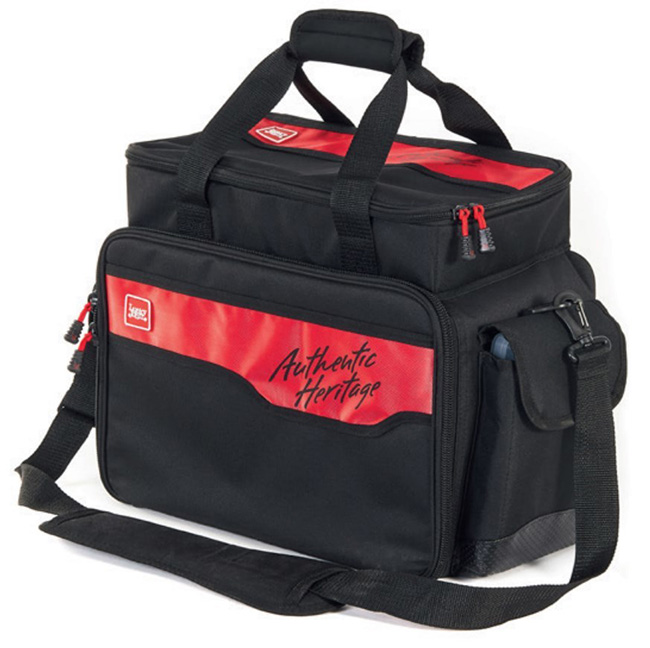 Сумка рыболовная с коробками Lucky John LJ112B, 25x31x46см