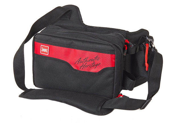 Сумка-слинг рыболовная с коробками Lucky John LJ125B (поясная), 20x31x15см