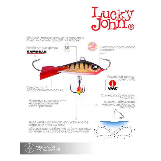 Балансир Lucky John Baltic 4, 11HRT