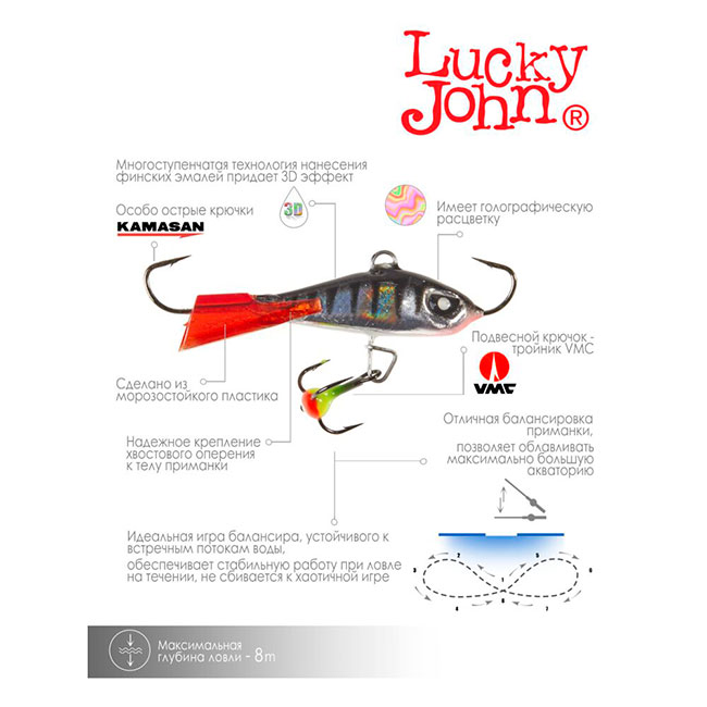 Балансир Lucky John Baltic 4, 12HRT